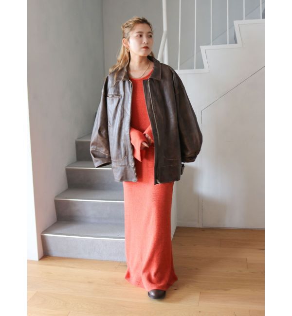 Ungrid「ビスチェセットニットワンピ」|ワンピース|