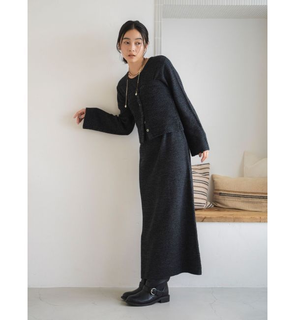 Ungrid「ビスチェセットニットワンピ」|ワンピース|