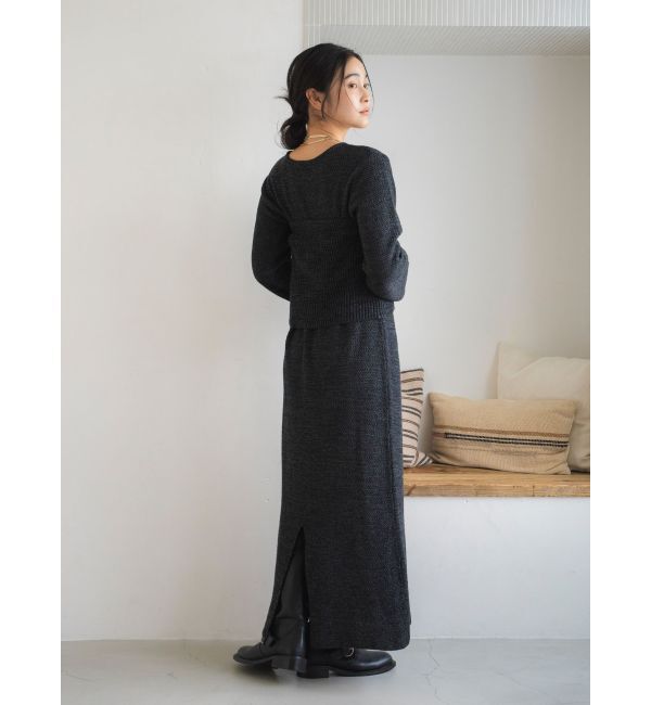 Ungrid「ビスチェセットニットワンピ」|ワンピース|