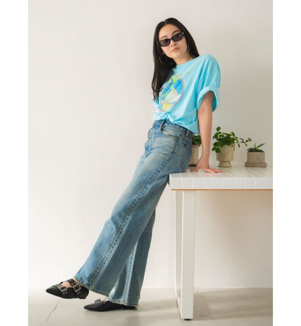 Ungrid「CREST CURLロゴTee」|Tシャツ・カットソー|