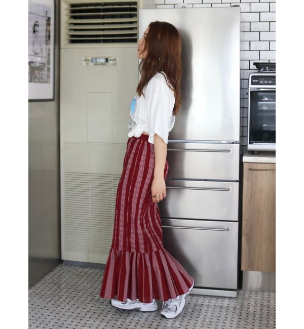 Ungrid「CREST CURLロゴTee」|Tシャツ・カットソー|