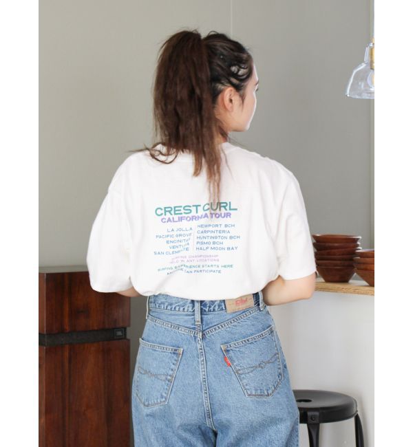 Ungrid「CREST CURLロゴTee」|Tシャツ・カットソー|