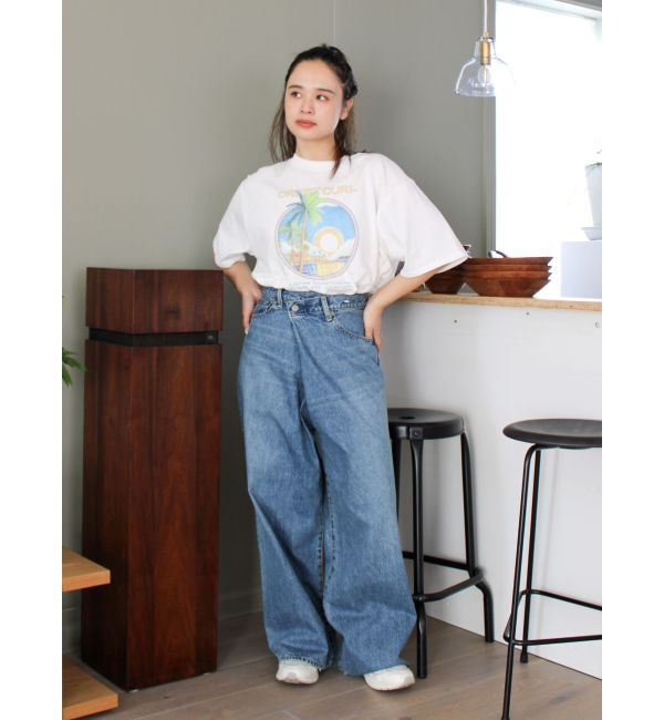 Ungrid「CREST CURLロゴTee」|Tシャツ・カットソー|