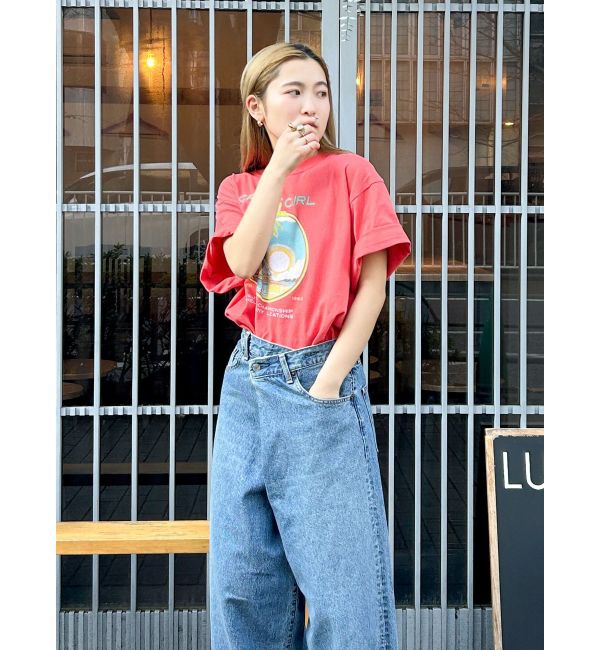 Ungrid「CREST CURLロゴTee」|Tシャツ・カットソー|