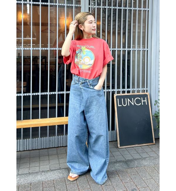 Ungrid「CREST CURLロゴTee」|Tシャツ・カットソー|