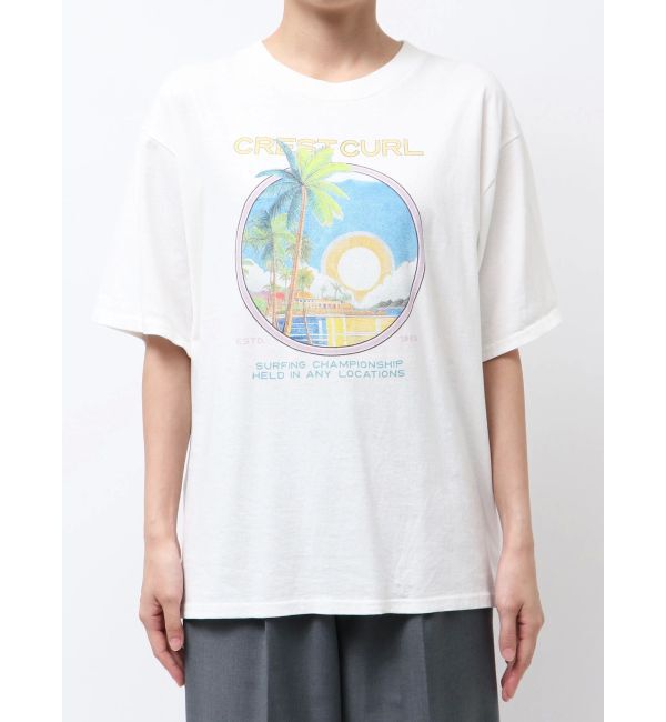 Ungrid「CREST CURLロゴTee」|Tシャツ・カットソー|