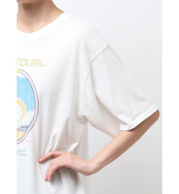 Ungrid「CREST CURLロゴTee」|Tシャツ・カットソー|