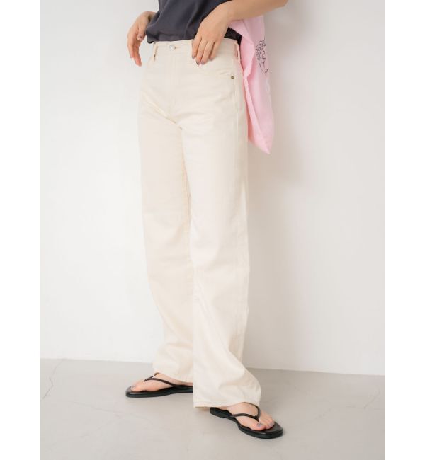 Ungrid「ライトオンスストレートデニム」|デニム|