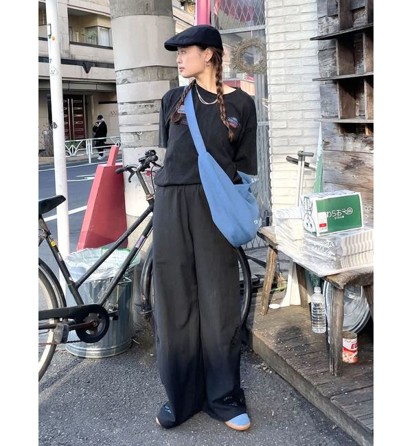 Ungrid「エンブロイダリーダメージロゴTee」|Tシャツ・カットソー|