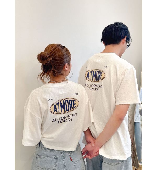 Ungrid「エンブロイダリーダメージロゴTee」|Tシャツ・カットソー|