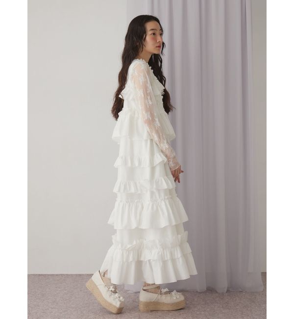merry jenny「フリルティアードワンピース」|ワンピース|