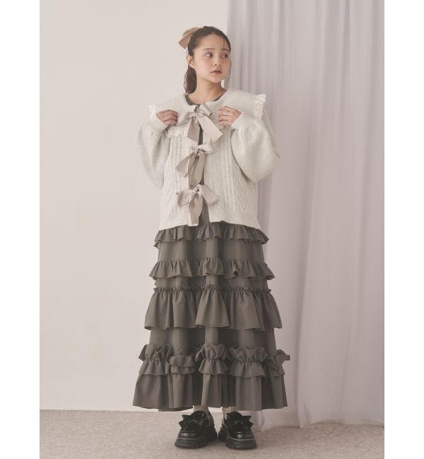 merry jenny「フリルティアードワンピース」|ワンピース|