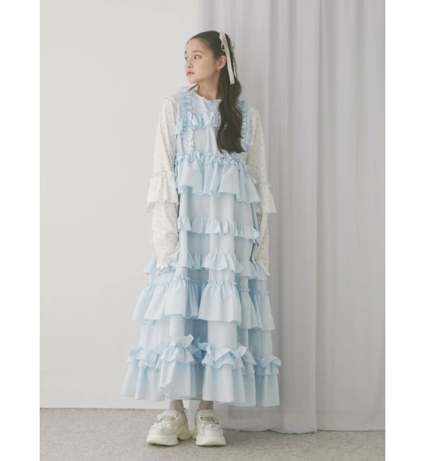 merry jenny「フリルティアードワンピース」|ワンピース|