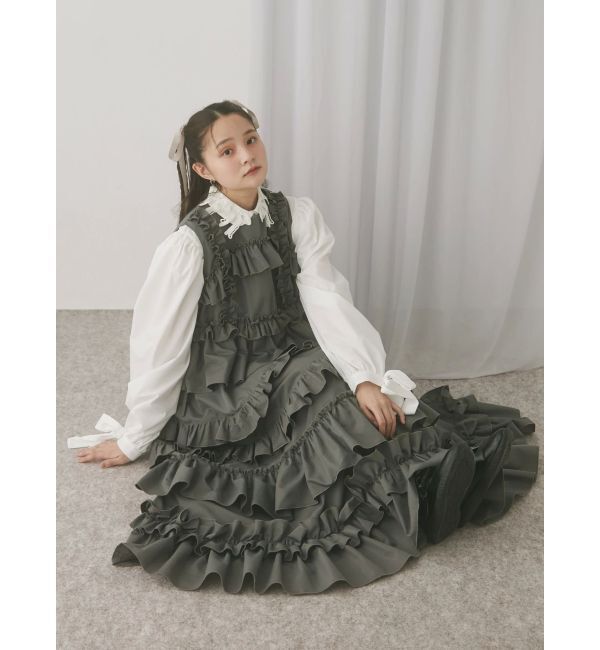 merry jenny「フリルティアードワンピース」|ワンピース|