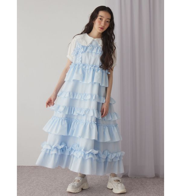 merry jenny「フリルティアードワンピース」|ワンピース|