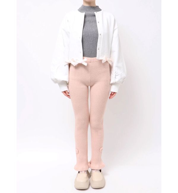 merry jenny「お花のリブニットパンツ」|その他|