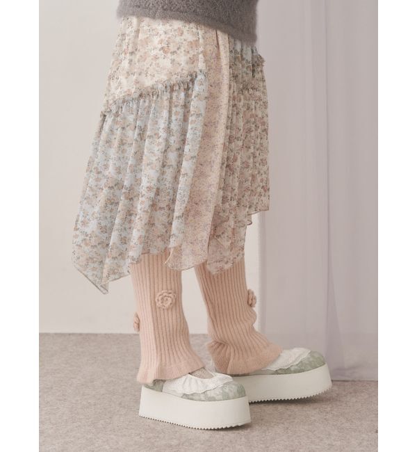 merry jenny「お花のリブニットパンツ」|その他|