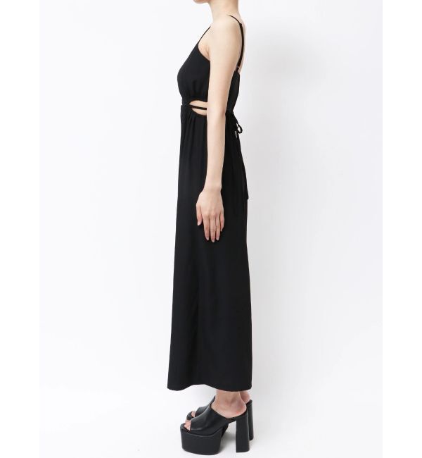 GYDA「SIDE OPEN BACK RIBBON LONGワンピース」|ワンピース|