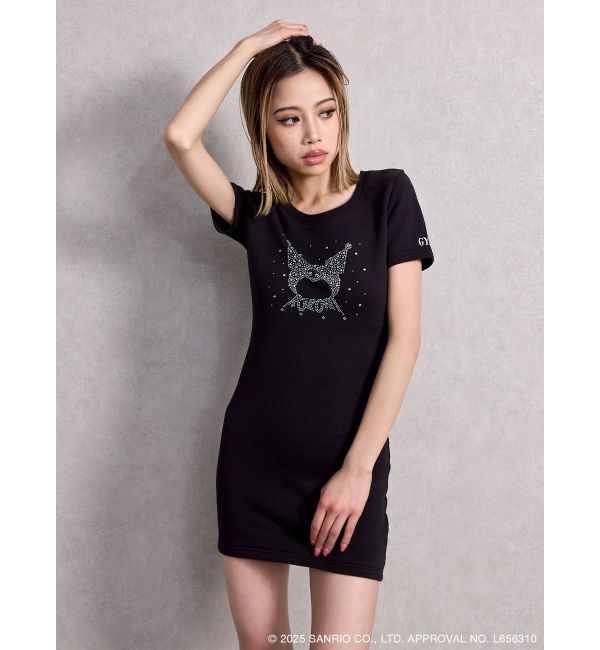 GYDA「【メロクロコラボ】Kuromi&times;GYDA bijou ワンピース」|ワンピース|ブラック