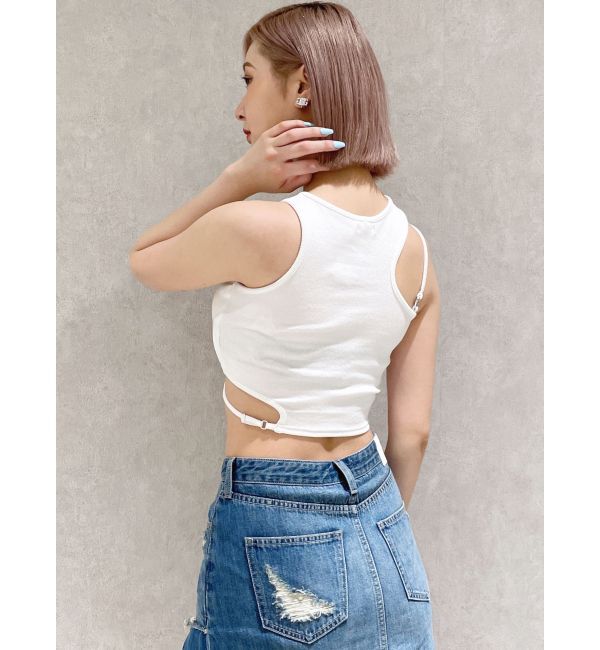 GYDA「SIDE CUT GDチャームリブビスチェ」|その他|