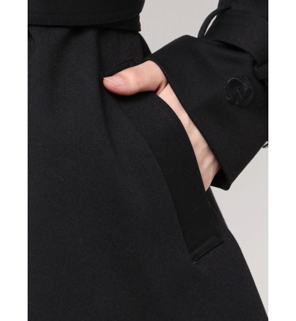 GYDA「GDミディアムフレアコート」|トレンチコート|