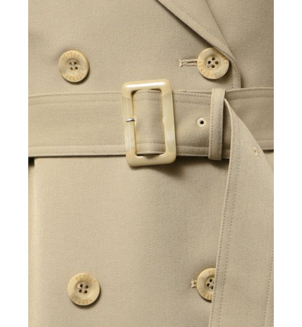 GYDA「GDミディアムフレアコート」|トレンチコート|