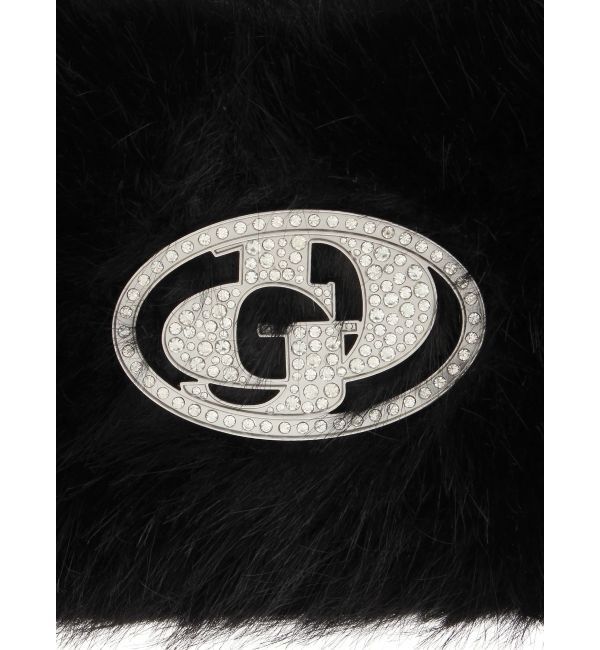 GYDA「GDラインストーンバックルECO FUR BAG」|ハンドバッグ|