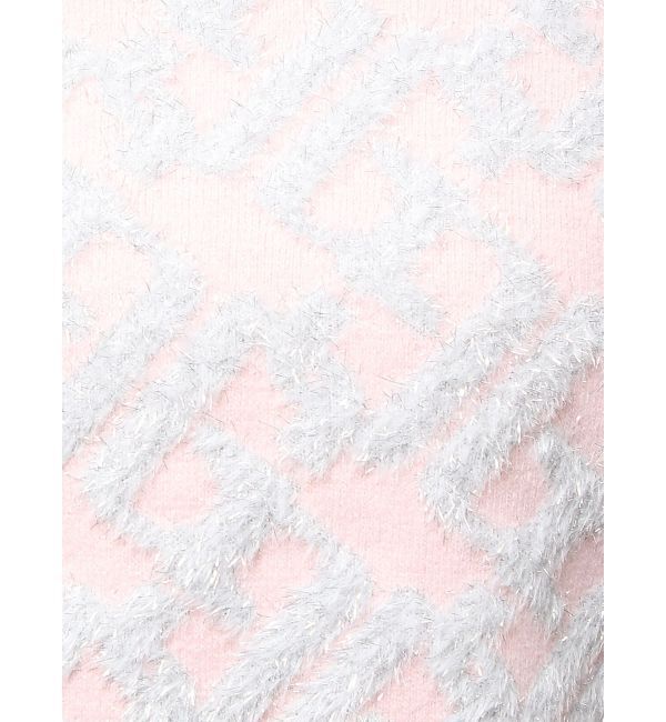 GYDA「GGチェーンロゴラメニットトップス」|ニット・セーター|