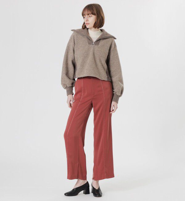  「ハーフZIPプルオーバー」|ニット・セーター|