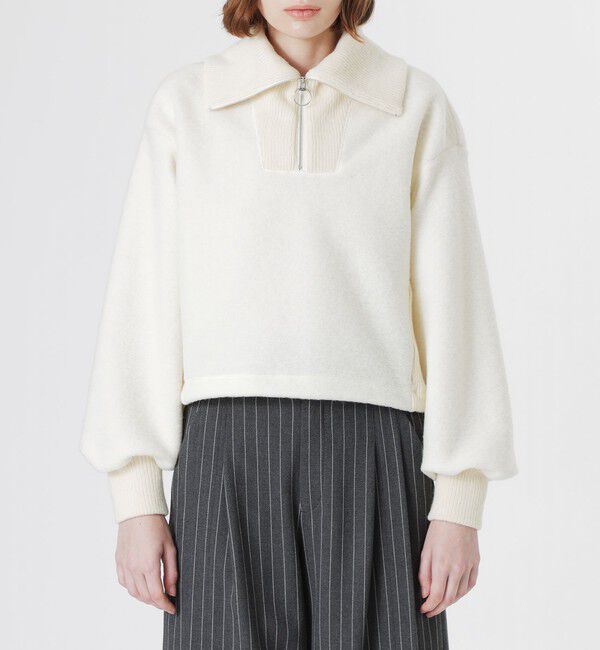  「ハーフZIPプルオーバー」|ニット・セーター|