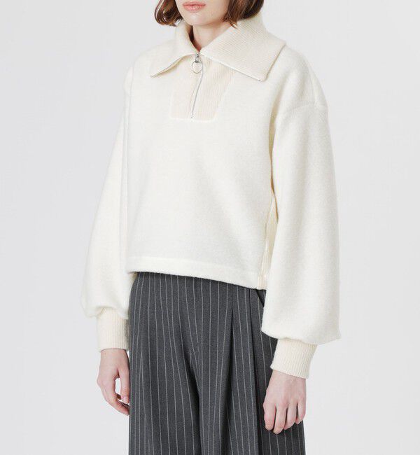  「ハーフZIPプルオーバー」|ニット・セーター|