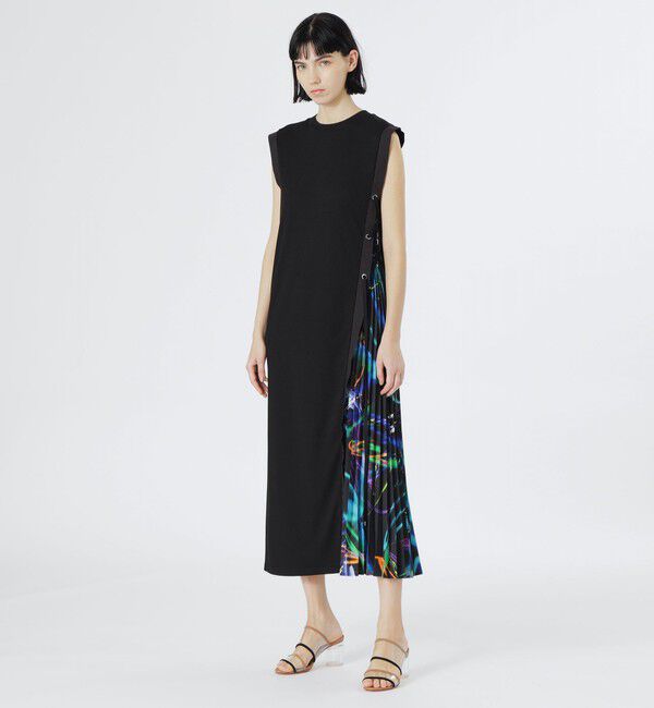  「【KANAKO SASAKI】コラボレーション サイドブロッキングネオンドレス」|ワンピース|