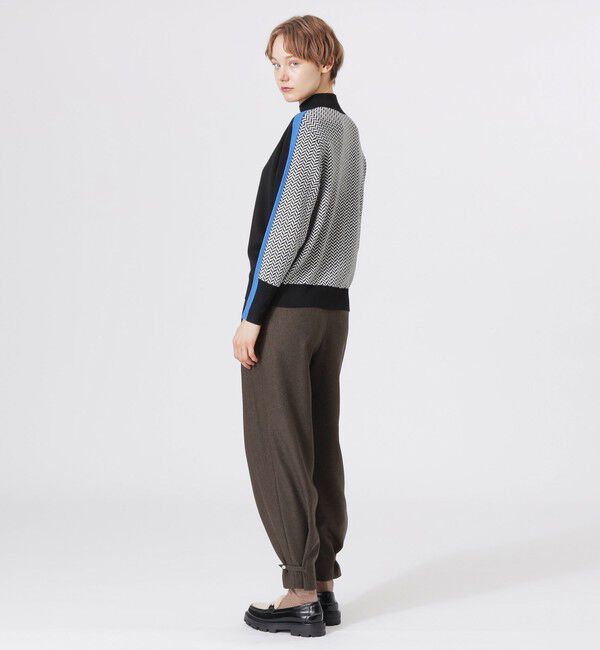  「2フェイスブロッキングパターンニット」|ニット・セーター|