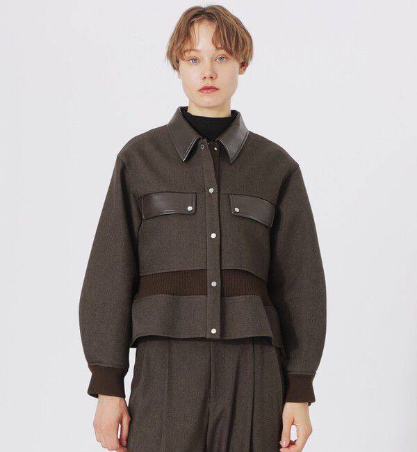  「【追加生産】ボンディングブルゾン」|ブルゾン・スタジャン|ブラウン7