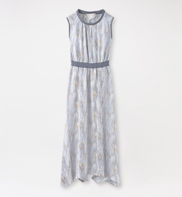  「リブコンビエアリードレス」|ワンピース|グレー