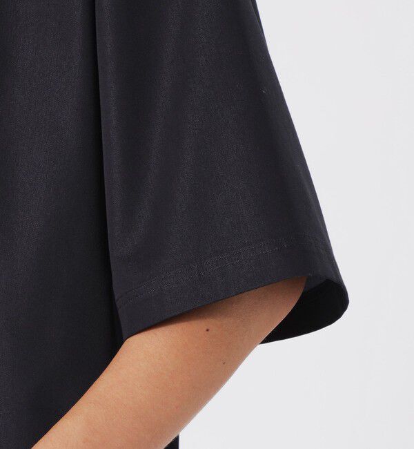  「シャンブレーサテンハーフジップポロ」|シャツ・ブラウス|