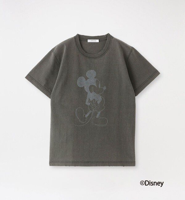  「【ミッキーマウス / LOVELESS限定】プリントTシャツ(バックスタイル)」|Tシャツ・カットソー|ブラック