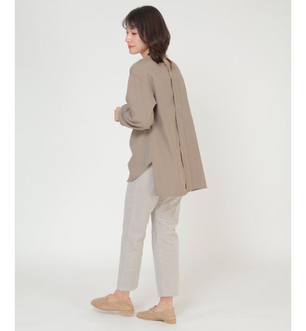 IKKA LOUNGE「タンブラーツイルチュニックワンピース」|ワンピース|