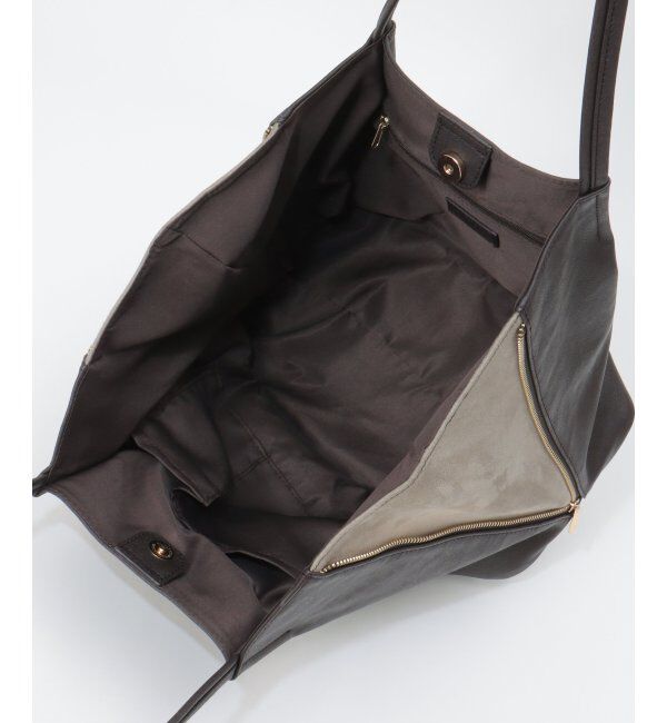 ikka「バイカラーサイド切り替えトートバッグ」|その他|