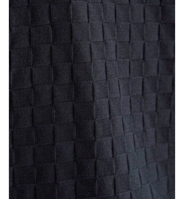 IKKA LOUNGE「リンクスジャカード市松ポロシャツ」|Tシャツ・カットソー|