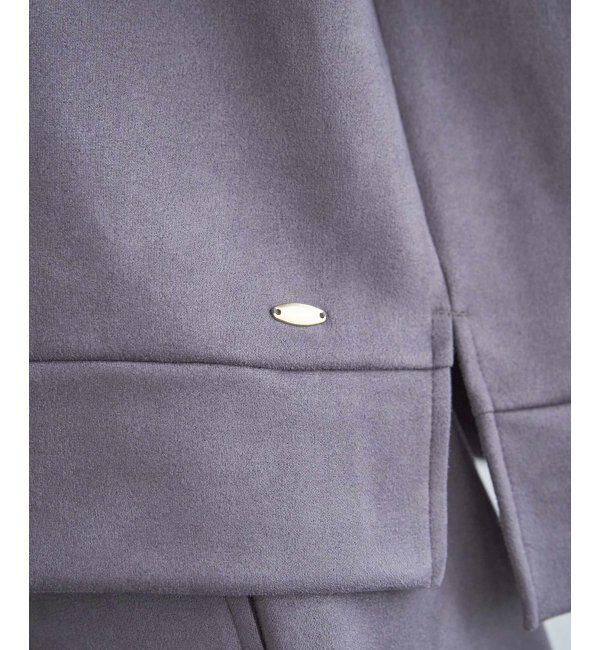 ikka「GOKU楽フェイクスエードフードパーカー」|パーカー|