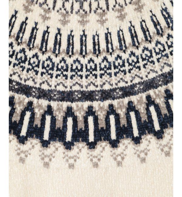 ikka「モール求心柄ニット」|プルオーバー|