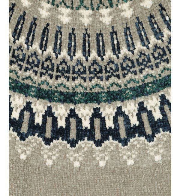 ikka「モール求心柄ニット」|プルオーバー|