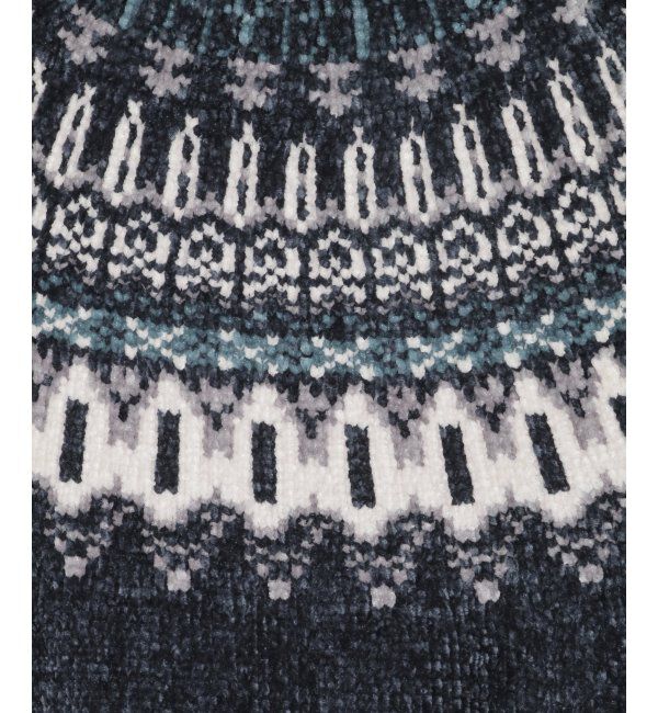 ikka「モール求心柄ニット」|プルオーバー|