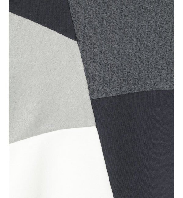 ikka「ブロックスダンボールプルパーカ」|パーカー|