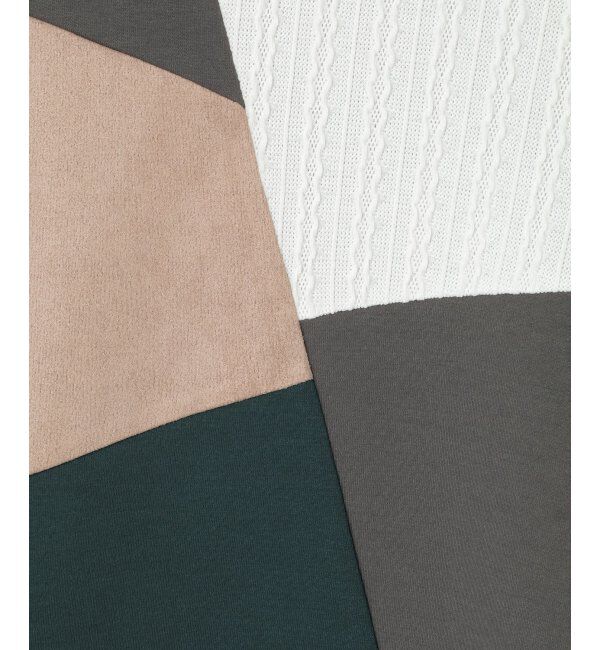 ikka「ブロックスダンボールプルパーカ」|パーカー|