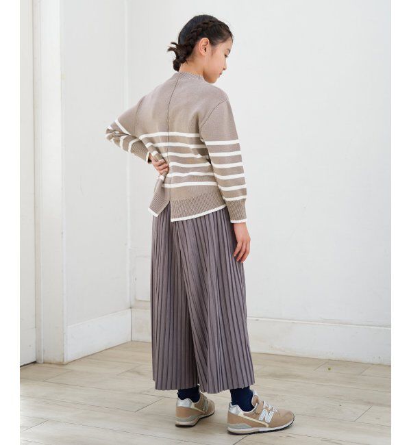 ikka kids「【親子コーデ】スエード風プリーツパンツ（120~160cm）」|その他|