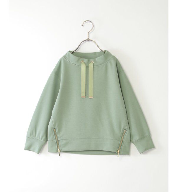 ikka kids「GOKU楽鹿の子ダンボールサイドジッププルオーバー（120~160cm）」|Tシャツ・カットソー|