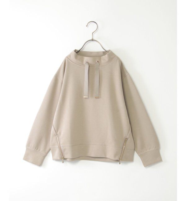 ikka kids「GOKU楽鹿の子ダンボールサイドジッププルオーバー（120~160cm）」|Tシャツ・カットソー|