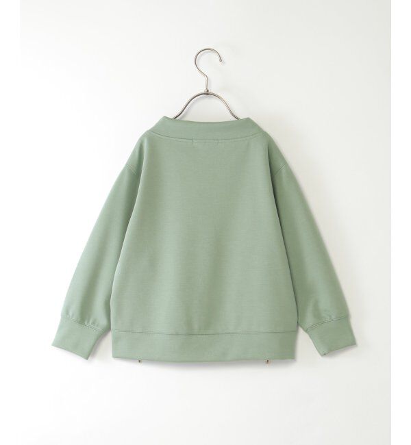 ikka kids「GOKU楽鹿の子ダンボールサイドジッププルオーバー（120~160cm）」|Tシャツ・カットソー|